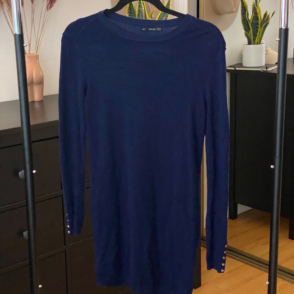 Zara Knit dress - Navy